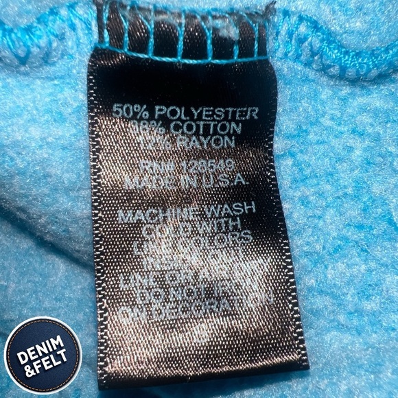 Aviator Nation x Soul Cycle Hamptons Cherry Ocean Blue Crewneck/Sweatshirt 🩵🍒 - Picture 9 of 16